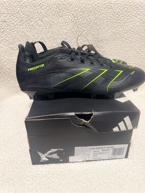 adidas Black Soccer Cleats with Neon Yellow Accents